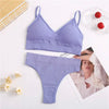 2PCS Bh Set Frauen Nahtlose Unterwäsche Set FINETOO