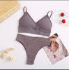 2PCS Bh Set Frauen Nahtlose Unterwäsche Set FINETOO