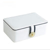 2023 doppel-Schicht Schmuck Box PU Leder